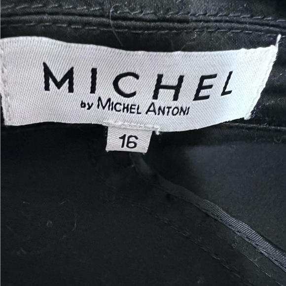 Michel by Michel Antonio Black Blazer Jacket Size 16 - Picture 8 of 9